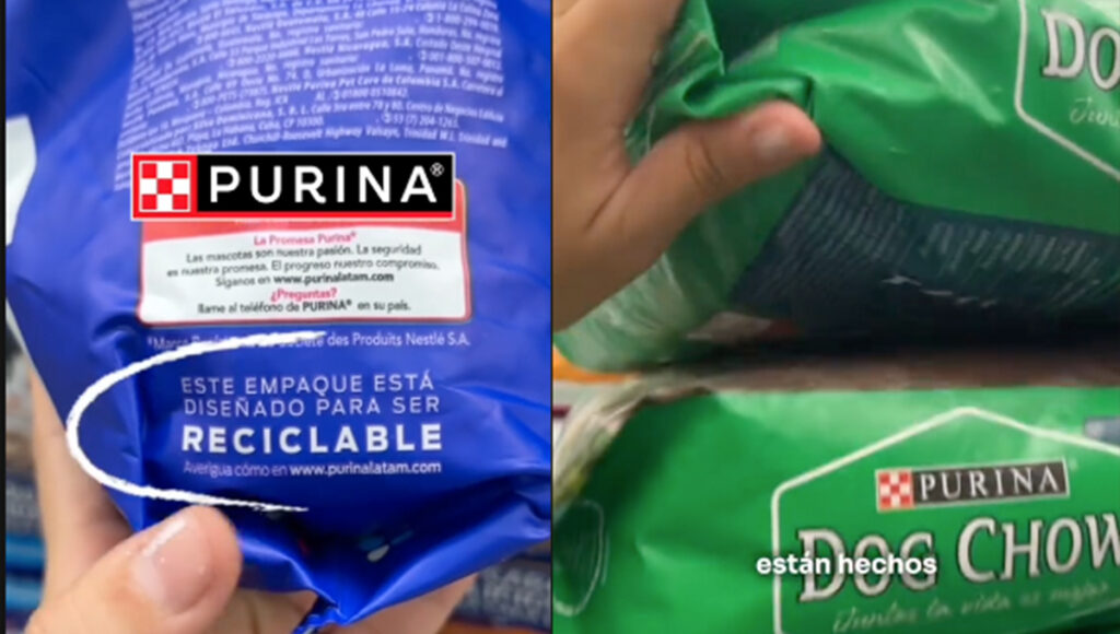 Bolsas de croquetas pueden ser recicladas