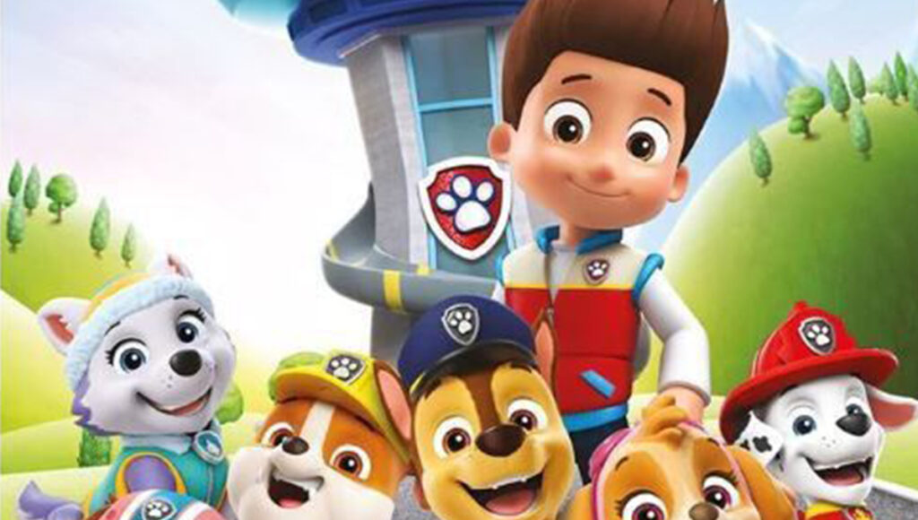 Dibujos de Chase de Paw Patrol para colorear fácil