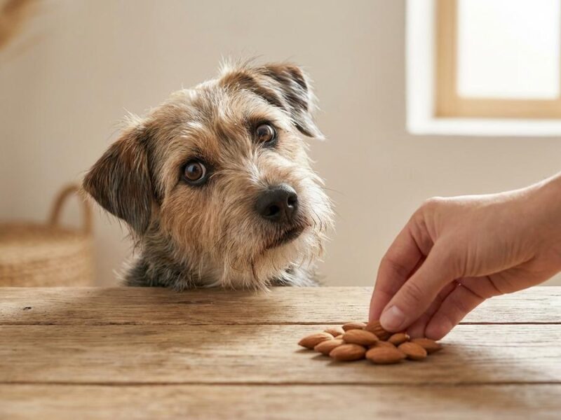 ¿Los perros pueden comer almendras? Riesgos y alternativas