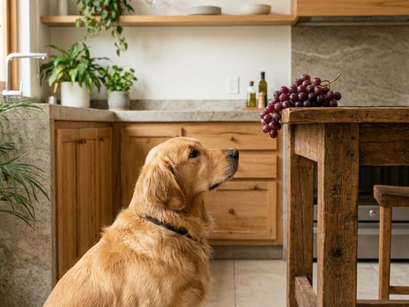 ¿Los perros pueden comer uvas? Toxicidad y qué hacer