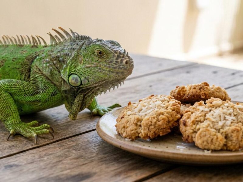 Por Qué tu Iguana Ama las Galletas de Coco (y Qué Darle)