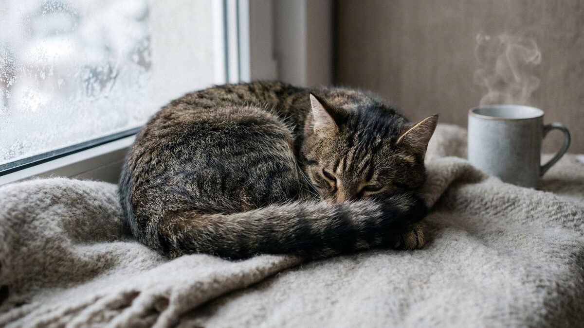 ¿Cómo saber si mi gato tiene frío? Señales y qué hacer