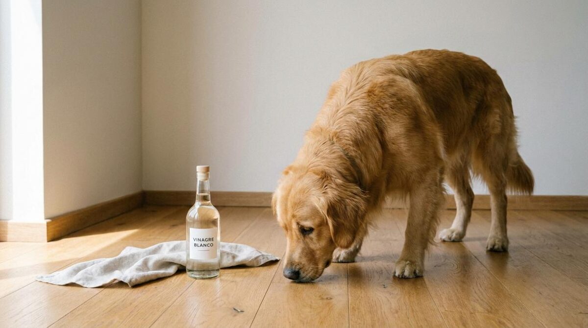 ¿El vinagre evita que tu perro orine en casa? La verdad