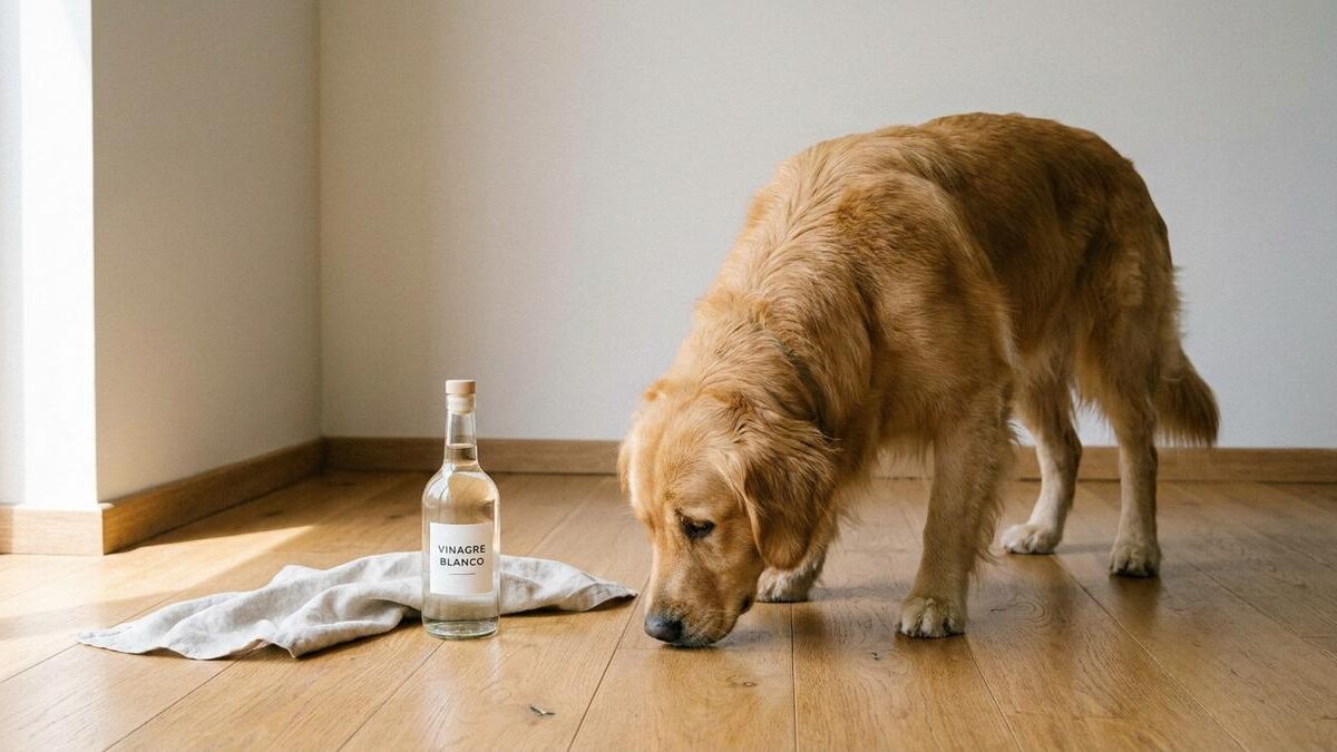¿El vinagre evita que tu perro orine en casa? La verdad