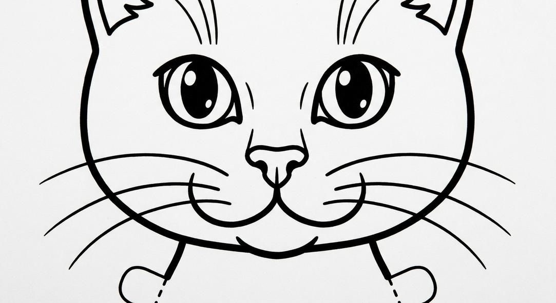 Muñecos de Gatos para Imprimir y Colorear Gratis - dibujo 1 para colorear